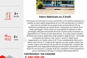 Stabile indipendente 500 mq