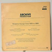 Archive Production Western Europe 1650-1800