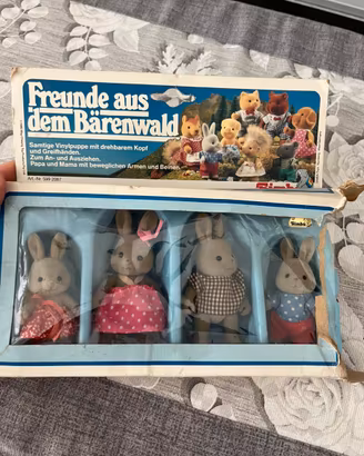 Sylvanian family Bärenwald ‘80 famiglia Hansi