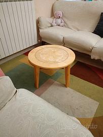 Tavolino da salotto in legno massello