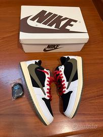 Jordan 1 low x travis scott olive