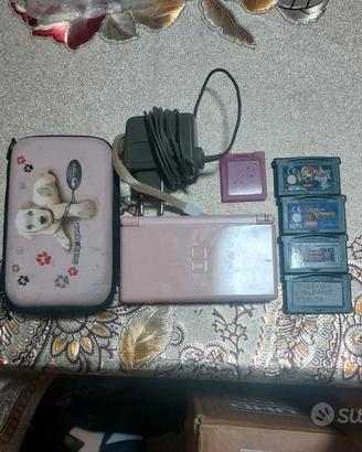 NINTENDO DS + ALIMENTATORE/CUSTODIA/GIOCHI