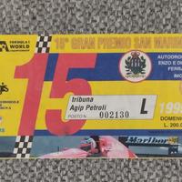 Biglietto 15esimo Gran Premio di S.Marino