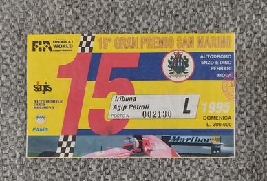 Biglietto 15esimo Gran Premio di S.Marino