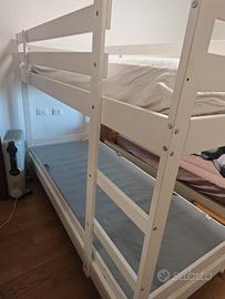 IKEA MYDAL letto a castello con materassi