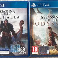 Ps4 Assassin’s Creed Valhalla e Odyssey