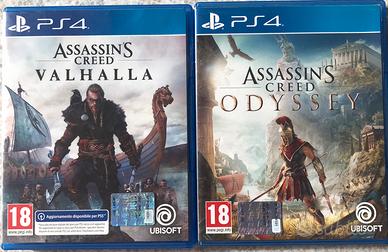 Ps4 Assassin’s Creed Valhalla e Odyssey