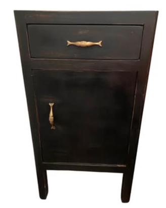 comodini in legno shabby