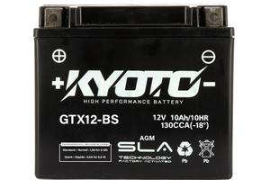 BATTERIA KYOTO GTX12-BS AGM 12V 10AH CCA 130 PER M