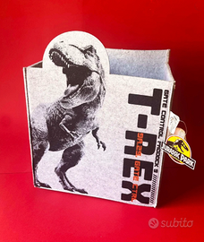 Scatola "Jurassic Park" in feltro, pieghevole