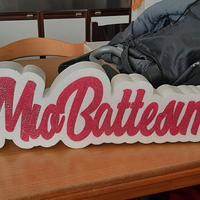 scritta battesimo