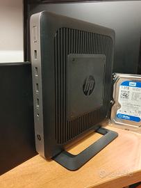 PC compatto fanless silenziosissimo HP T630 