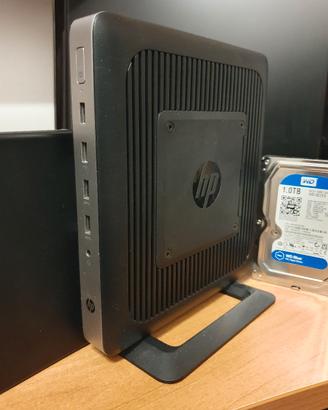 PC compatto fanless silenziosissimo HP T630 