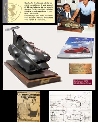 Evoluzione, scultura in bronzo di Franco Reggiani
