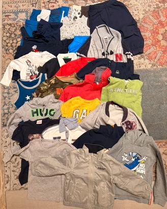Stock vestiti bambino 12-18 mesi usati