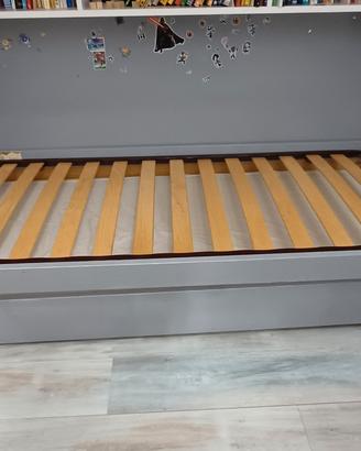 letto singolo con letto a scomparsa