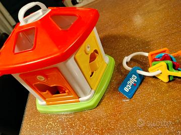 Cottage casetta animali Chicco+chiavi 12€ 1-4anni