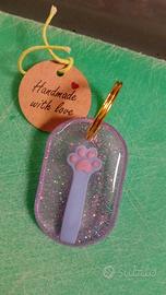 Portachiavi con zampetta