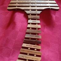 PREGHIERA PADRE NOSTRO IN LEGNO
