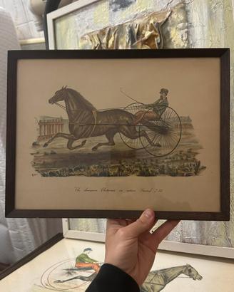 Stampa vintage cavallo Electioneer Record 2:18