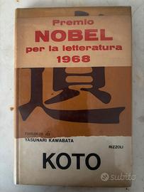 KOTO Y. Kawabata Nobel Letteratura 1968. 1^ediz.