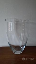 Vaso in vetro trasparente