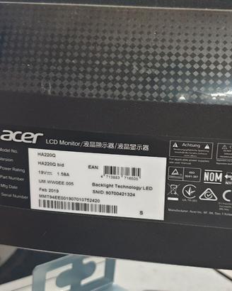 Monitor Acer 22"