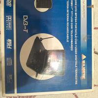 lettore DVD e dtv portatile colore bianco 
