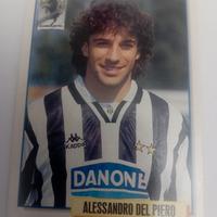 cards calcio Merlin 95 Juventus Del Piero rookie
