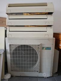 condizionatore completo motore e 3 split Daikin 