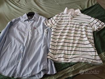 Camicia napapjri e polo lacoste taglia s