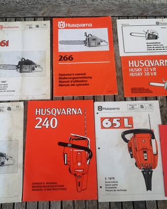 manuali e ricambi per motoseghe husqvarna 