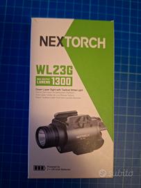 torcia tattica con laser Nextorch 