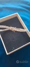 bracciale tennis argento