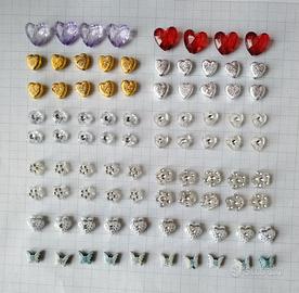 Minuterie e ciondoli Acrilici con strass