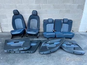 Sedili Fiat grande Punto 2010 5 porte blu/grigio