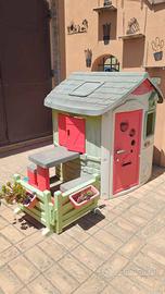 CASETTA CON ACCESSORI + SCIVOLO SMOBY