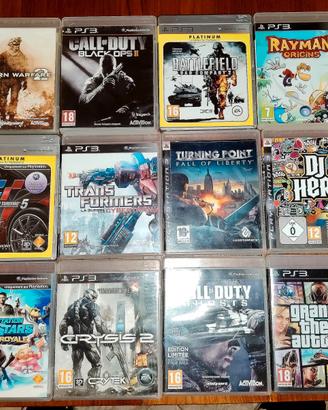 lotto 12 giochi per Ps3 Playstation 3 
