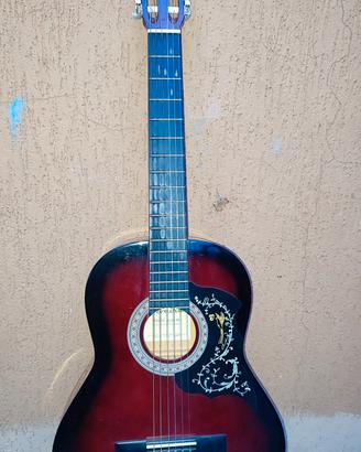 Chitarra Classica Oliveira JC‑301 Rosso/Nero con D