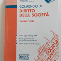 Compendio diritto delle società Edizione Simone