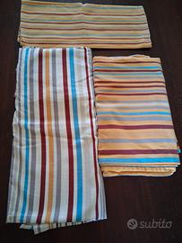 2 set letto 1 piazza e 1/2  in cotone e flanella