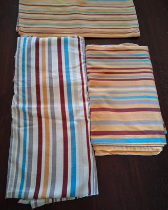2 set letto 1 piazza e 1/2  in cotone e flanella