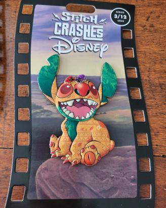 Disney stitch crashes il re leone spilla pin