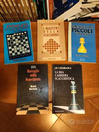5 Libri di Scacchi - Capablanca, Botvinnik, Réti..