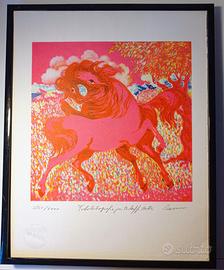 PRIMAVERA DI SASSU, FIRMATA, NUMERATA, TIMBRATA.