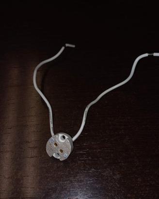 PORTALAMPADA ATTACCO MR16 GU5.3 12V KIT 10 PEZZI