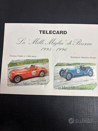 Folder  carte telefoniche Mille Miglia