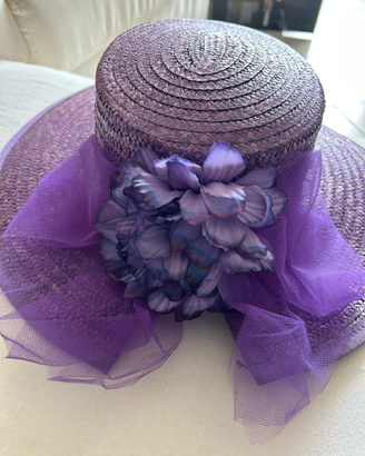 Cappello elegante in paglia colo eiola "Sisley" S