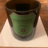 Bottiglia tagliata prosecco valdobbiadene