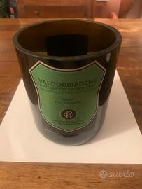 Bottiglia tagliata prosecco valdobbiadene